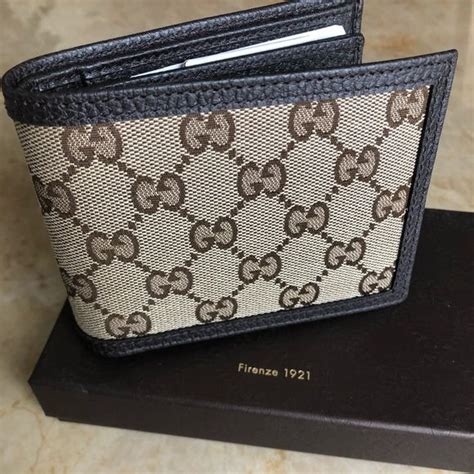 Gucci trifold wallet for men